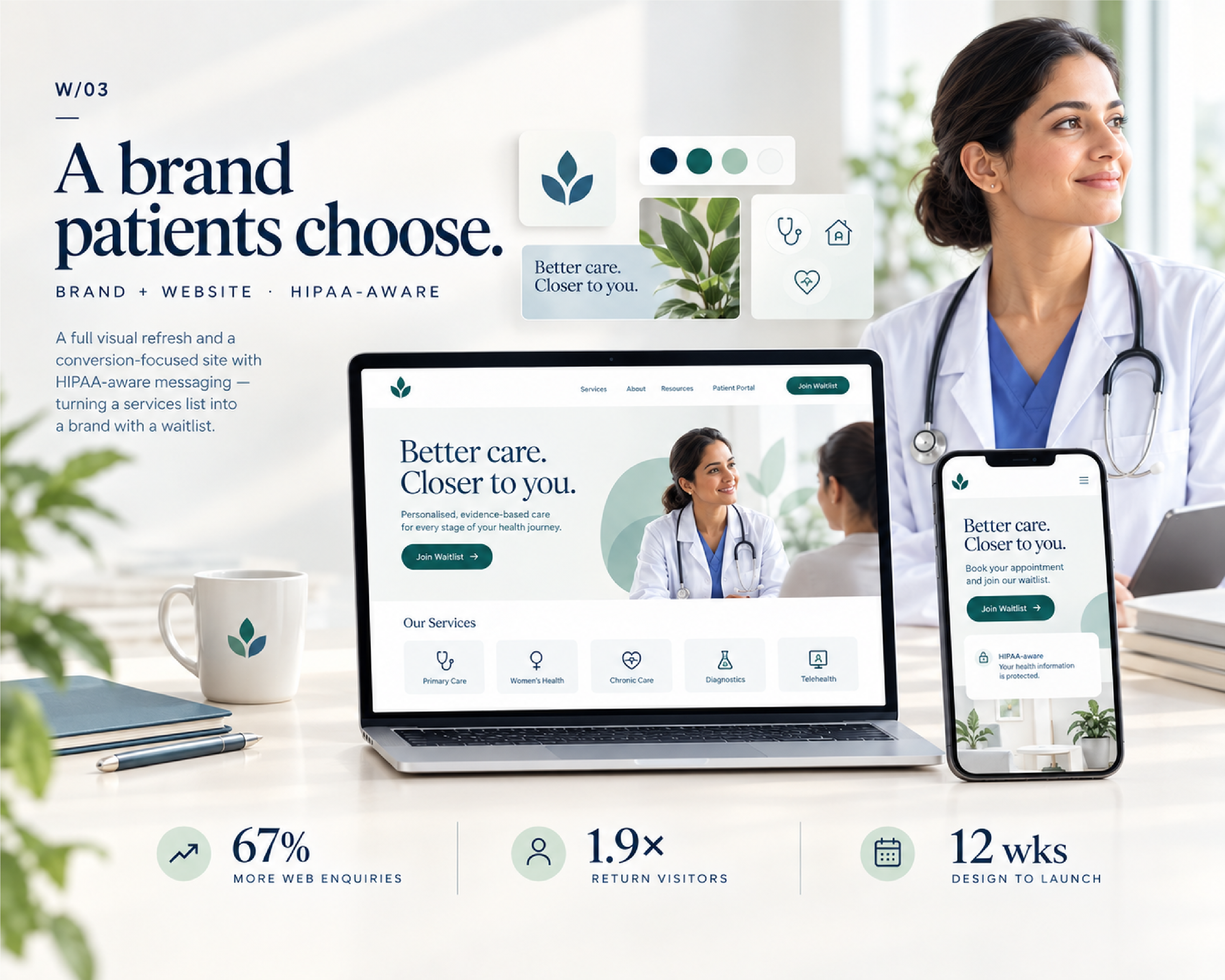Med-spa brand and website case study